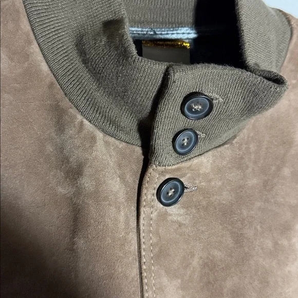 D'amico Fodera Men's Jacket Size 50 100% pelle cuir leather